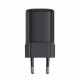 Acefast Wall Charger (A136) Type C, Fast Charge, GaN, Mini Design, PD40W, EU Plug Black Acefast Wall Charger (A136) Type C, Fast Charge, GaN, Mini Design, PD40W, EU Plug Black