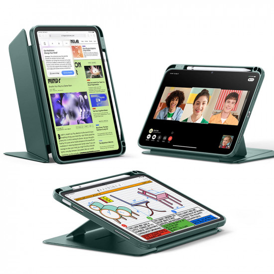 ESR Flip Hybrid (with Pencil Holder) iPad 10 (2022) 10.9 / 11 (2025) / 12 (2026) Midnight Green ESR Flip Hybrid (with Pencil Holder) iPad 10 (2022) 10.9 / 11 (2025) / 12 (2026) Midnight Green