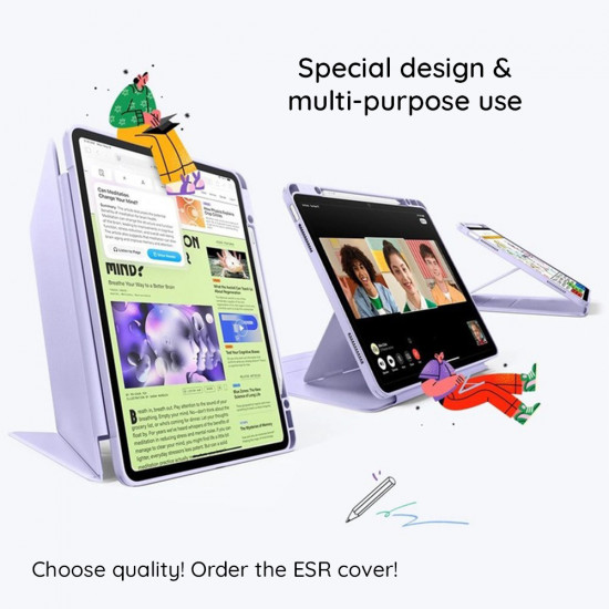 ESR Flip Hybrid (with Pencil Holder) iPad 10 (2022) 10.9 / 11 (2025) / 12 (2026) Midnight Green ESR Flip Hybrid (with Pencil Holder) iPad 10 (2022) 10.9 / 11 (2025) / 12 (2026) Midnight Green