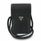 Guess Universal Wallet Grained Peony Triangle (GUCWB2PGPOTRK) Adjustable Strap, Eco Leather, Two Layer Black Guess Universal Wallet Grained Peony Triangle (GUCWB2PGPOTRK) Adjustable Strap, Eco Leather, Two Layer Black