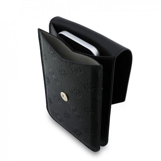 Guess Universal Wallet Grained Peony Triangle (GUCWB2PGPOTRK) Adjustable Strap, Eco Leather, Two Layer Black Guess Universal Wallet Grained Peony Triangle (GUCWB2PGPOTRK) Adjustable Strap, Eco Leather, Two Layer Black