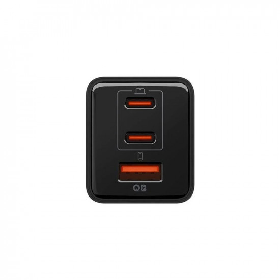 Spigen Wall Charger Essential EE473EU (ACH09465) USB, 2x Type C, Fast Charging, Quantum Boost, 47W Black