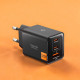 Spigen Wall Charger Essential EE473EU (ACH09465) USB, 2x Type C, Fast Charging, Quantum Boost, 47W Black
