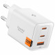 Spigen Wall Charger Essential EE473EU (ACH09464) USB, 2x Type C, Fast Charging, Quantum Boost, 47W White Spigen Wall Charger Essential EE473EU (ACH09464) USB, 2x Type C, Fast Charging, Quantum Boost, 47W White