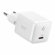 Spigen Wall Charger Essential EE301EU (ACH09492) Type C, Fast Charging, Quantum Boost, 30W White Spigen Wall Charger Essential EE301EU (ACH09492) Type C, Fast Charging, Quantum Boost, 30W White