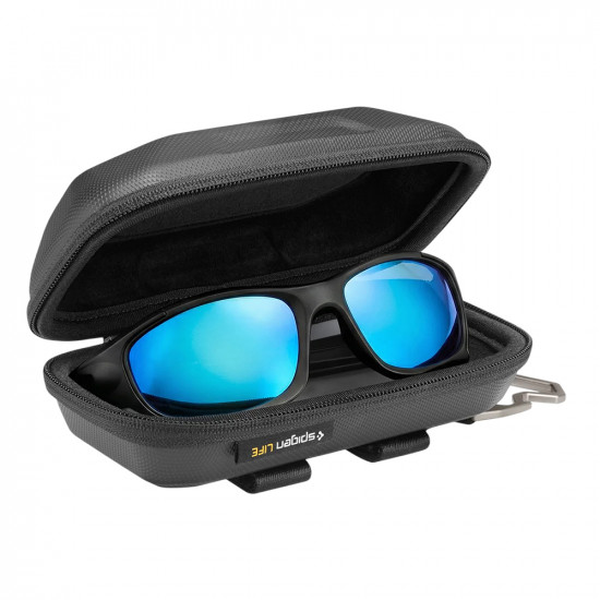 Spigen Sunglass Case Lock Fit LF520 (ACS09444) Universal, with Zipper, Built in Metal Clip and Bottle Opener Black Spigen Sunglass Case Lock Fit LF520 (ACS09444) Universal, with Zipper, Built in Metal Clip and Bottle Opener Black