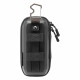 Spigen Sunglass Case Lock Fit LF520 (ACS09444) Universal, with Zipper, Built in Metal Clip and Bottle Opener Black Spigen Sunglass Case Lock Fit LF520 (ACS09444) Universal, with Zipper, Built in Metal Clip and Bottle Opener Black