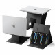 Spigen Laptop Holder & Standing Desk LD201 S10 (AMP11119) Foldable Type, Slim Fold, Non slip Black