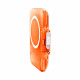 Spigen Magnetic Wallet TinTap MagFit+ (AFA11381) MagSafe, Easy Access, Minimalist Construction Frost Clear Orange