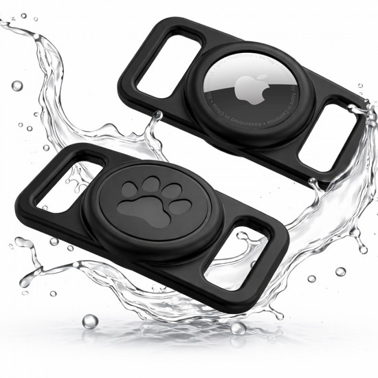 Techsuit AirTag Dog Collar Holder BuddyGuard (DG1) Full Body Cover, Waterproof, for Collars 0.6"–1.3" Wide Black Techsuit AirTag Dog Collar Holder BuddyGuard (DG1) Full Body Cover, Waterproof, for Collars 0.6"–1.3" Wide Black