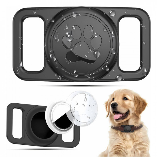 Techsuit AirTag Dog Collar Holder BuddyGuard (DG1) Full Body Cover, Waterproof, for Collars 0.6"–1.3" Wide Black Techsuit AirTag Dog Collar Holder BuddyGuard (DG1) Full Body Cover, Waterproof, for Collars 0.6"–1.3" Wide Black