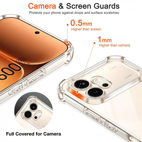 Techsuit Shockproof Clear Silicone Honor 600 Clear Techsuit Shockproof Clear Silicone Honor 600 Clear