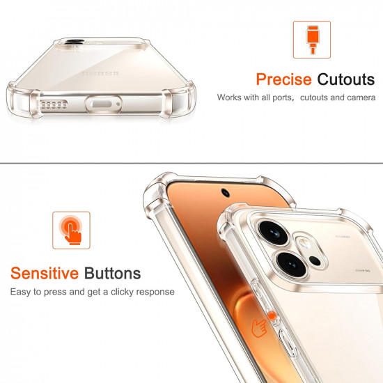 Techsuit Shockproof Clear Silicone Honor 600 Pro Clear Techsuit Shockproof Clear Silicone Honor 600 Pro Clear