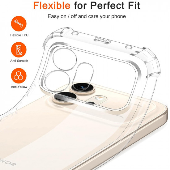 Techsuit Shockproof Clear Silicone Honor 600 Pro Clear Techsuit Shockproof Clear Silicone Honor 600 Pro Clear