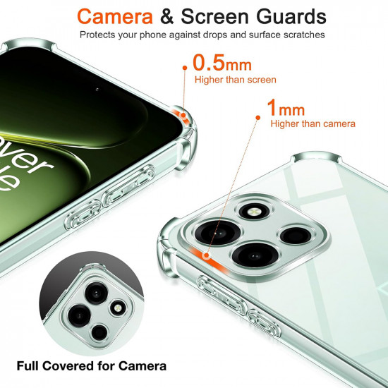 Techsuit Shockproof Clear Silicone OnePlus Nord 6 Clear