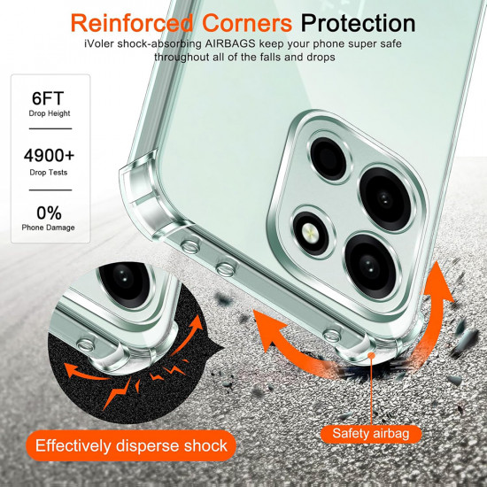 Techsuit Shockproof Clear Silicone OnePlus Nord 6 Clear