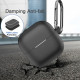 Techsuit Silicone Case for Huawei FreeClip 2, Smooth Ultrathin Material Black Techsuit Silicone Case for Huawei FreeClip 2, Smooth Ultrathin Material Black