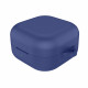 Techsuit Silicone Case for Samsung Galaxy Buds 4 / Buds 4 Pro, Smooth Ultrathin Material Navy Blue