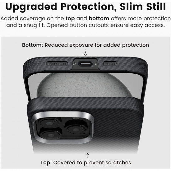 Techsuit Aramid Fiber MagSafe OnePlus 15 Black