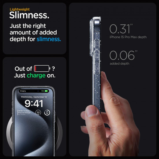 Techsuit SparkleSkin Series OnePlus 15 Clear Techsuit SparkleSkin Series OnePlus 15 Clear