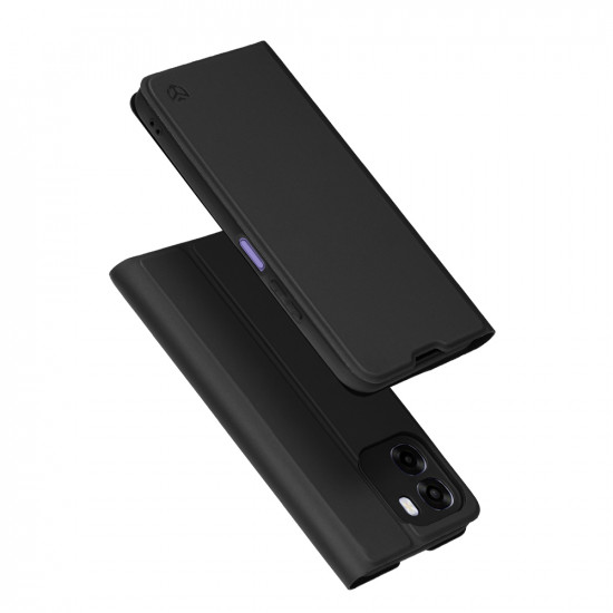 Techsuit Magskin Book Oppo A6x 4G / A6x 5G / A6k 4G Black