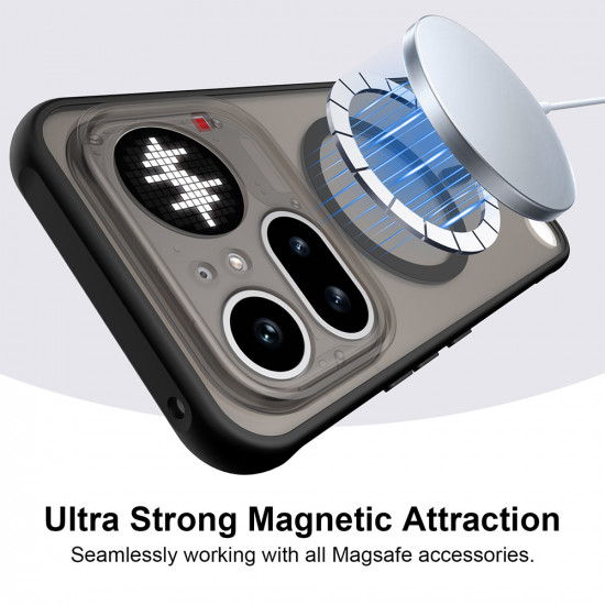 Techsuit HaloFrost II MagSafe Nothing Phone (4a) Pro Black Techsuit HaloFrost II MagSafe Nothing Phone (4a) Pro Black