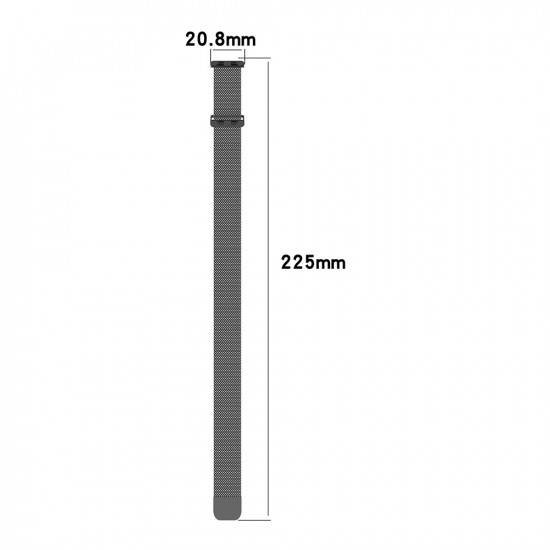 Techsuit Watchband (W009) Huawei Band 11 / Band 11 Pro Black