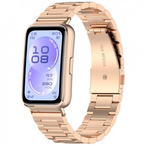 Techsuit Watchband (W010) Huawei Band 11 / Band 11 Pro Pink