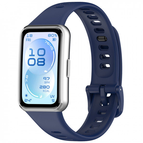 Techsuit Watchband (W081) Huawei Band 11 / Band 11 Pro Navy Blue