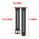 Techsuit Watchband (W081) Huawei Band 11 / Band 11 Pro Navy Blue