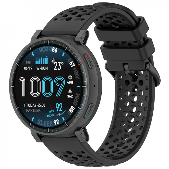 Techsuit Watchband 22mm (W083) Amazfit Active Max/Samsung Galaxy Watch (46mm)/Watch 3/Gear S3/Amazfit GTR/GTR 2 Black Techsuit Watchband 22mm (W083) Amazfit Active Max/Samsung Galaxy Watch (46mm)/Watch 3/Gear S3/Amazfit GTR/GTR 2 Black