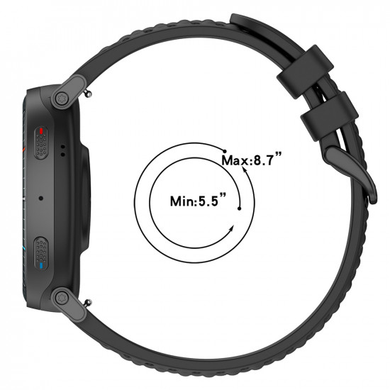 Techsuit Watchband 22mm (W083) Amazfit Active Max/Samsung Galaxy Watch (46mm)/Watch 3/Gear S3/Amazfit GTR/GTR 2 Black Techsuit Watchband 22mm (W083) Amazfit Active Max/Samsung Galaxy Watch (46mm)/Watch 3/Gear S3/Amazfit GTR/GTR 2 Black