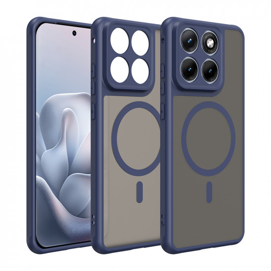 Techsuit HaloFrost II MagSafe Motorola Edge 70 Fusion Navy Blue