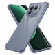 Techsuit Shockproof Clear Silicone [Round Camera Cutout] Realme GT 8 Pro Smoke Black
