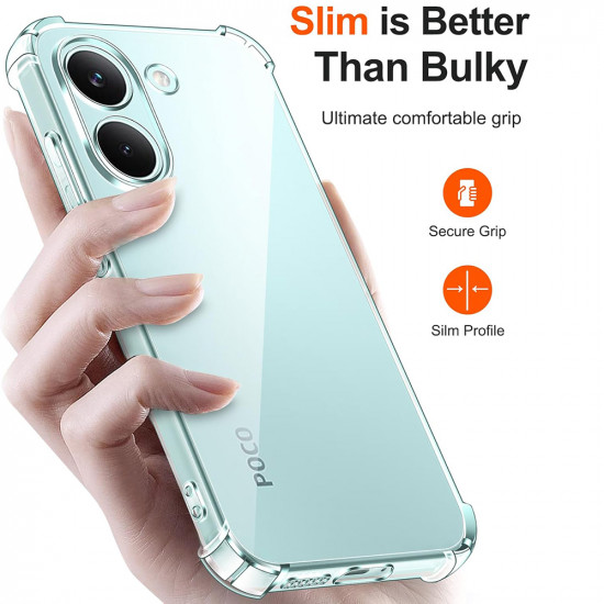 Techsuit Shockproof Clear Silicone Xiaomi Poco X8 Pro Clear