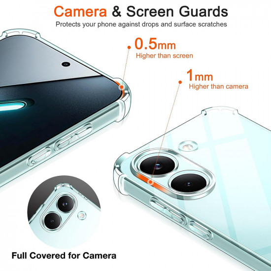 Techsuit Shockproof Clear Silicone Xiaomi Poco X8 Pro Clear