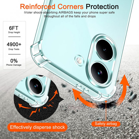 Techsuit Shockproof Clear Silicone Xiaomi Poco X8 Pro Clear