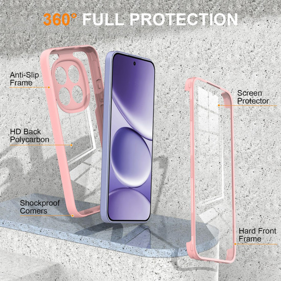 Techsuit ColorVerse 360 Series + Screen Protector Honor 600 Lite Pink Techsuit ColorVerse 360 Series + Screen Protector Honor 600 Lite Pink