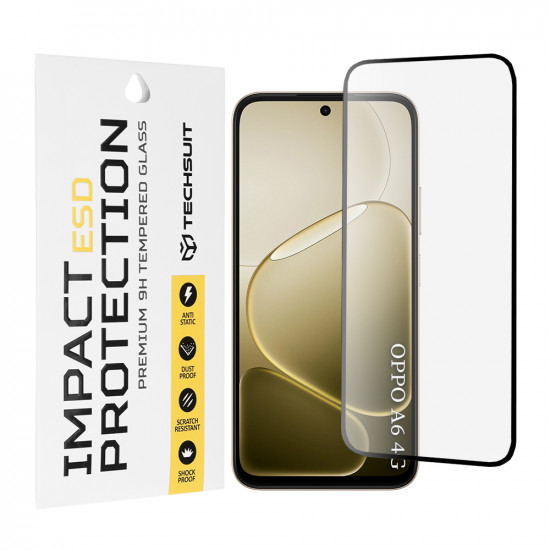 Techsuit ESD Glass Oppo A6 4G / A6x 4G / A6x 5G / A6k 4G Black Techsuit ESD Glass Oppo A6 4G / A6x 4G / A6x 5G / A6k 4G Black