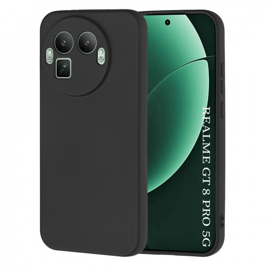 Techsuit SoftFlex [Round Camera Cutout] Realme GT 8 Pro Black