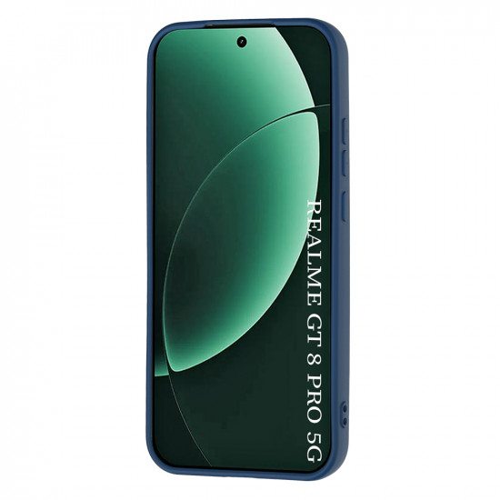 Techsuit SoftFlex [Round Camera Cutout] Realme GT 8 Pro Navy Blue