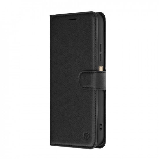 Techsuit Leather Folio Oppo A6 4G / A6x 4G / A6x 5G / A6k 4G Black
