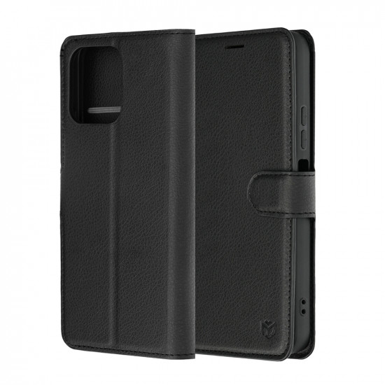 Techsuit Leather Folio Oppo A6 4G / A6x 4G / A6x 5G / A6k 4G Black