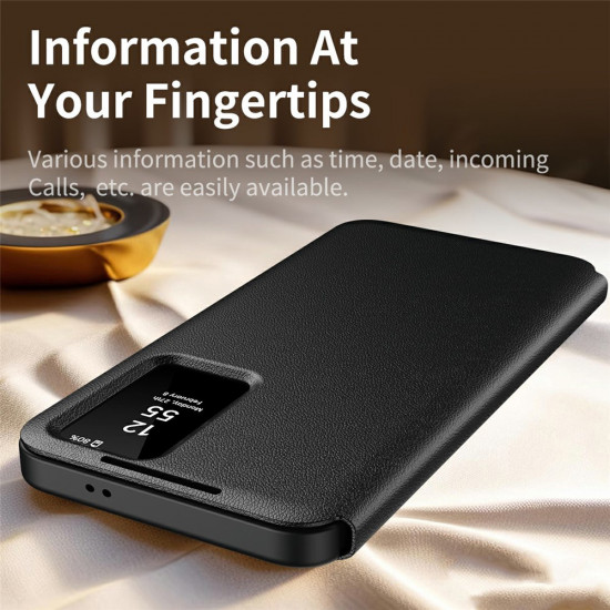 Techsuit SmartView Series Samsung Galaxy A57 5G Black Techsuit SmartView Series Samsung Galaxy A57 5G Black