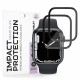 Techsuit Nano Flex (2 pack) Apple Watch 7 / 8 / 9 41mm Black