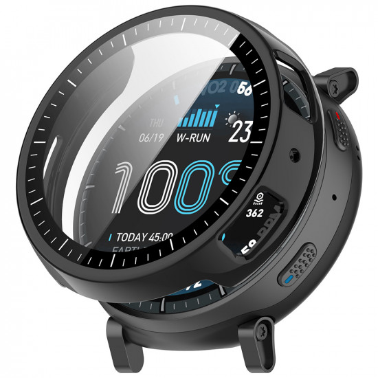Techsuit Defense360 Pro + Screen Protector Amazfit Active Max Black Techsuit Defense360 Pro + Screen Protector Amazfit Active Max Black