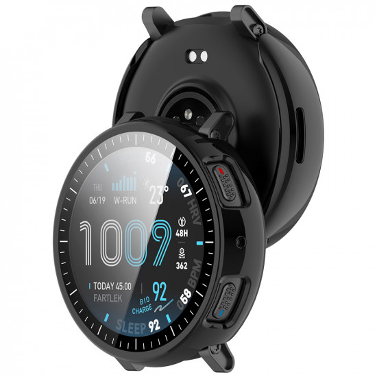 Techsuit Defense360 Pro + Screen Protector Amazfit Active Max Black Techsuit Defense360 Pro + Screen Protector Amazfit Active Max Black