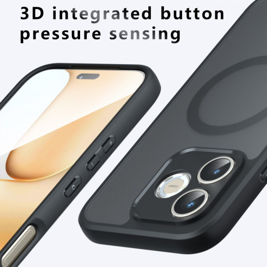 Techsuit PureFrost MagSafe Honor 600 Lite Frosted Black