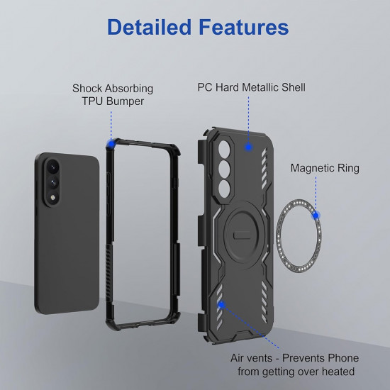 Techsuit ArmorMag Case Huawei nova 14 Pro Black Techsuit ArmorMag Case Huawei nova 14 Pro Black