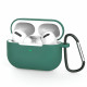 Techsuit Silicone Case for AirPods Pro 3, Smooth Ultrathin Material Green